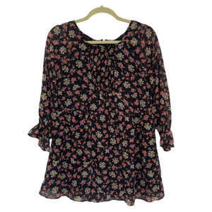 FREE People floral blouse size S